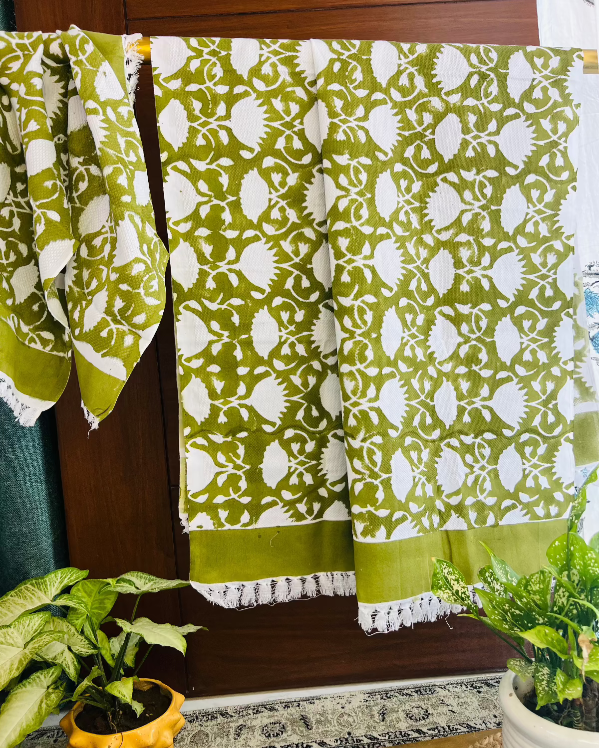 Fern Haven Bath and Hand Towel Set