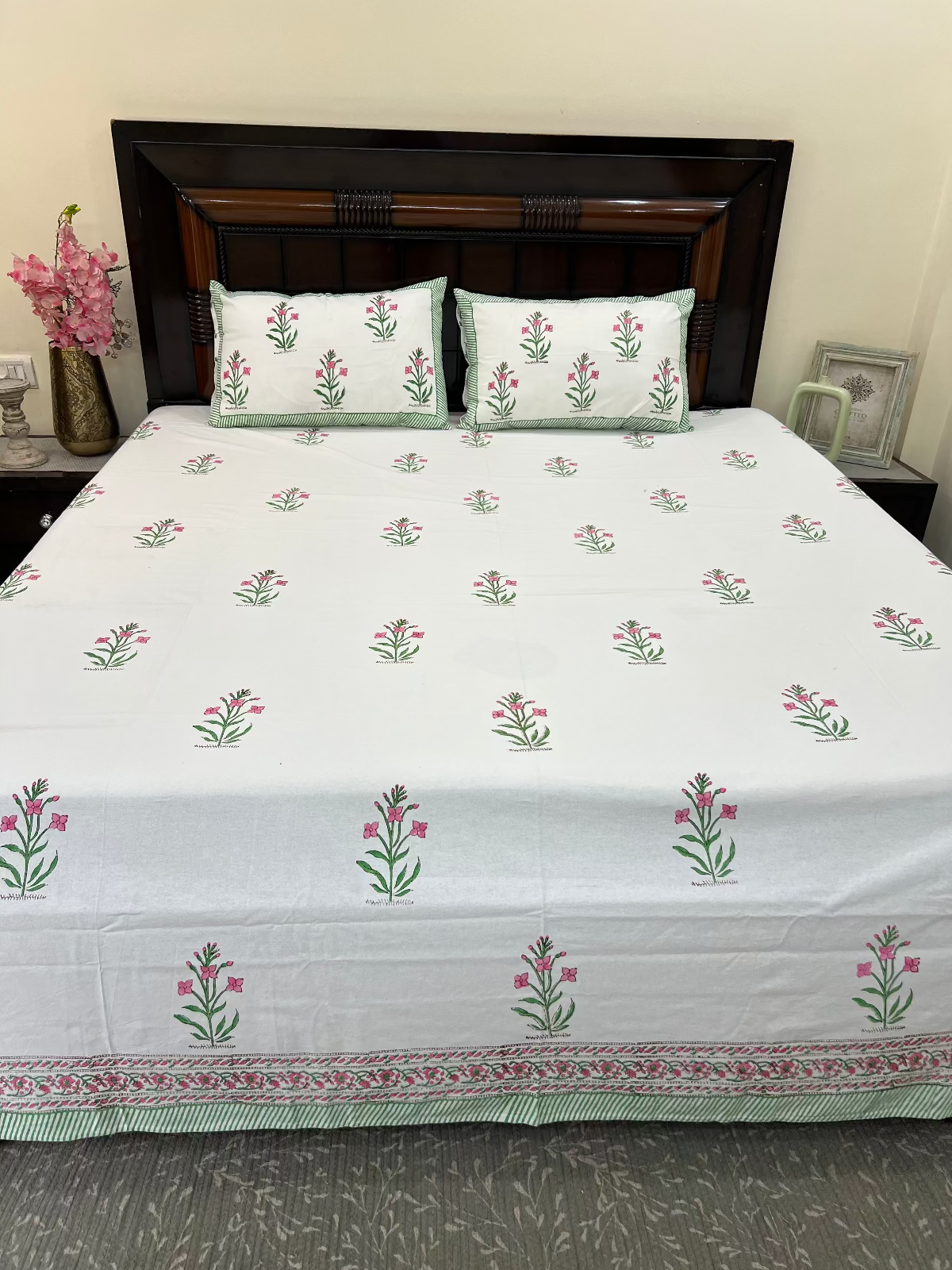 Tavira Cotton Bedsheet Set - Queen