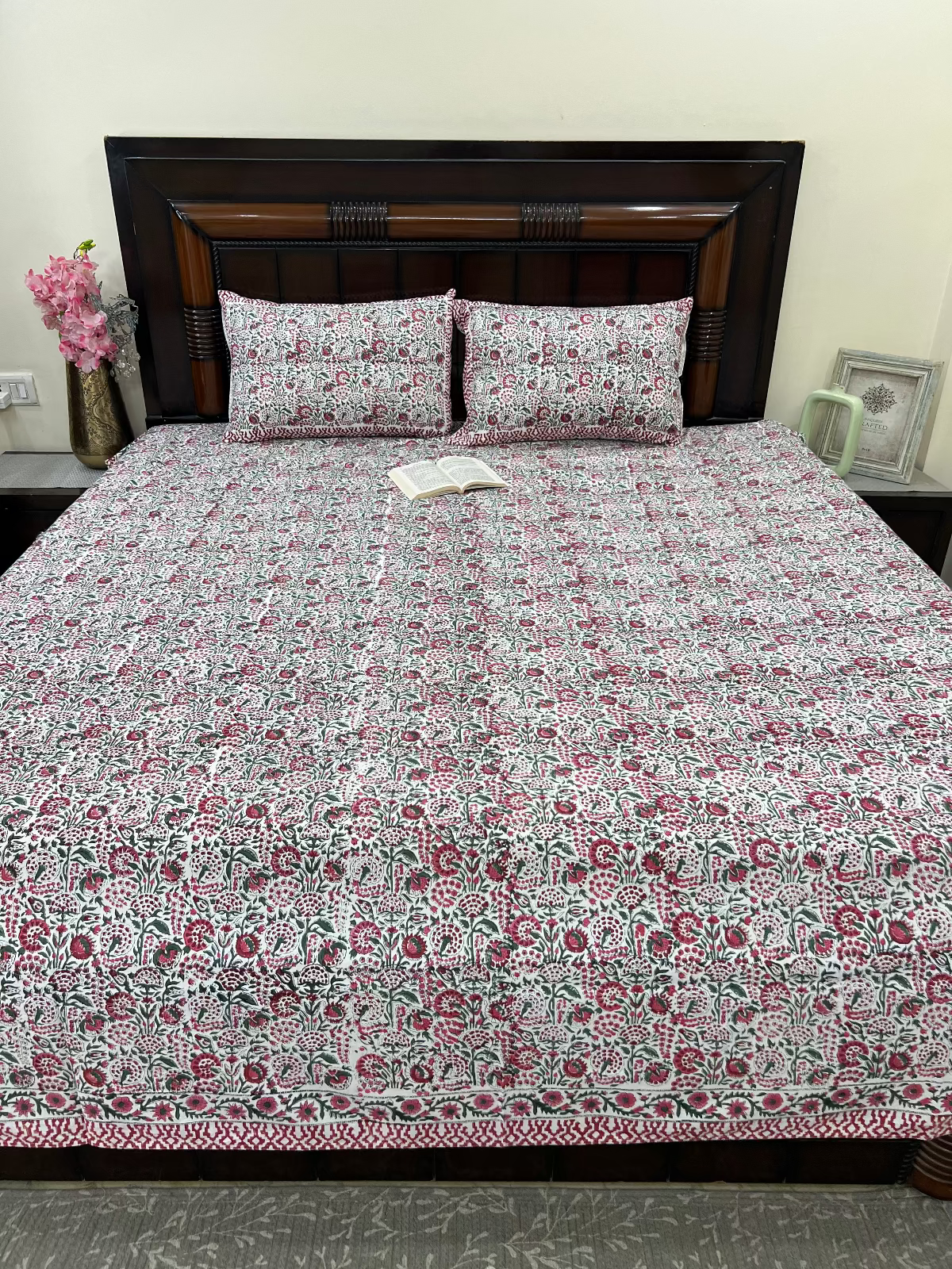 Mayra Cotton Bedsheet Set - Queen