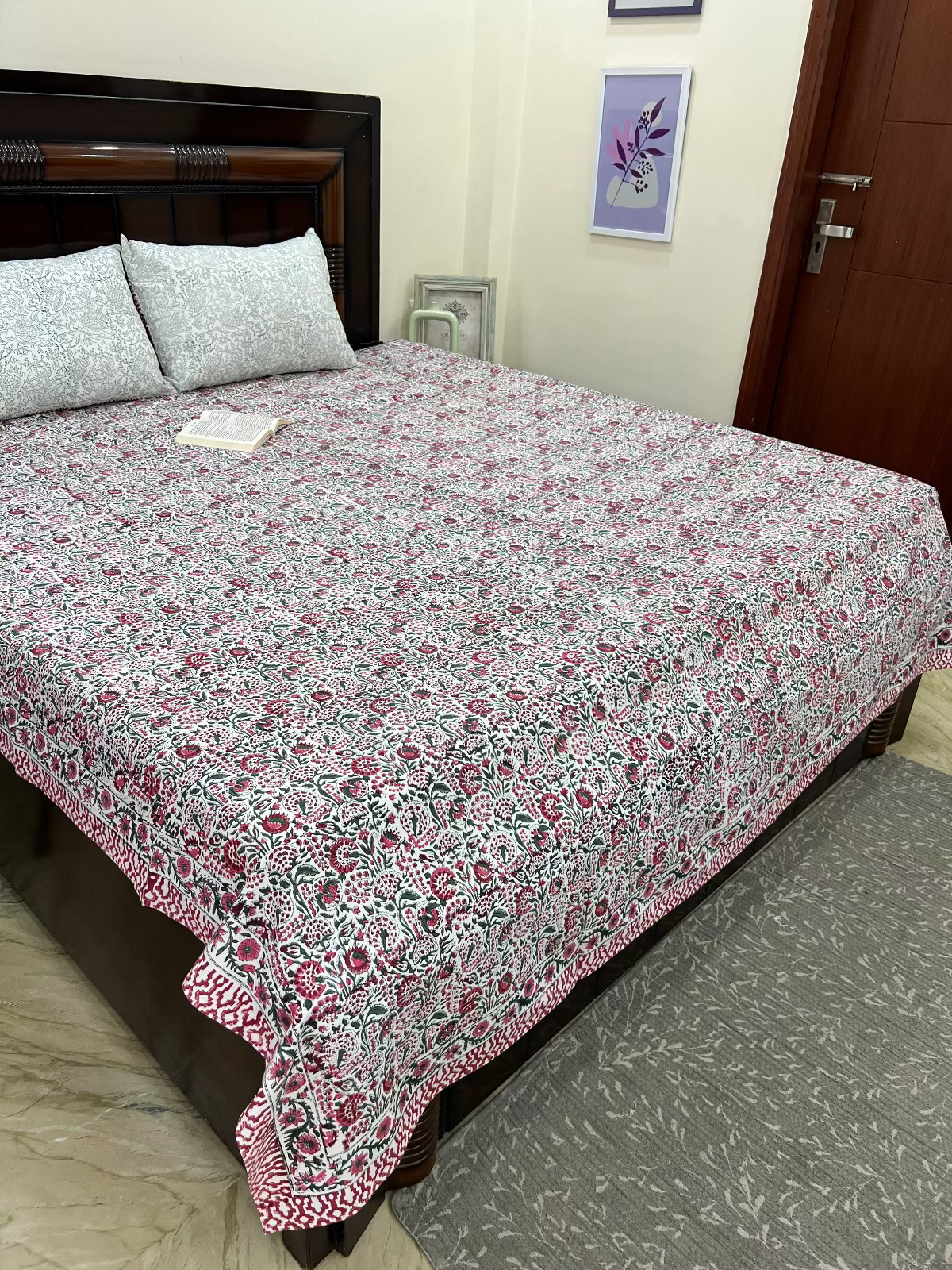 Mayra Cotton Bedsheet Set - Queen