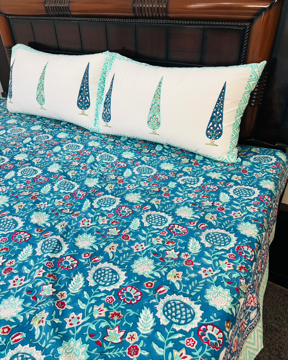 Rajwada Elegance Cotton Bedsheet Set