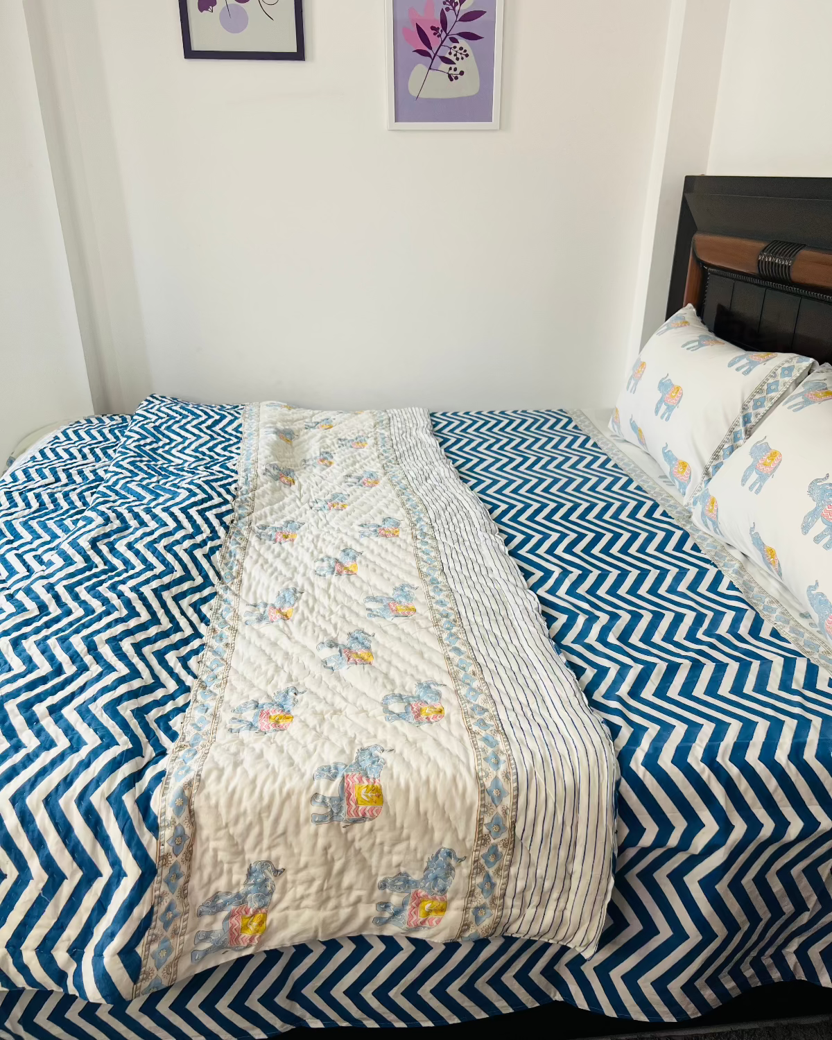 Neela Hathi Quilt Bedding Set