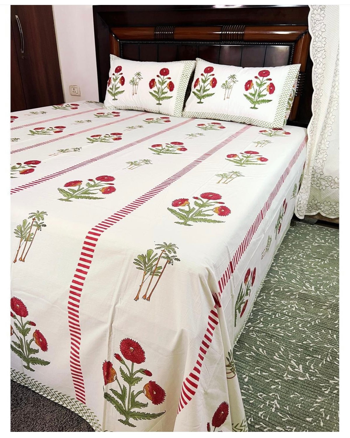 Rosa Cotton Bedsheet Set